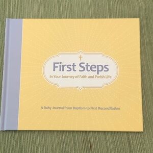 Yellow and Blue Baby Journal